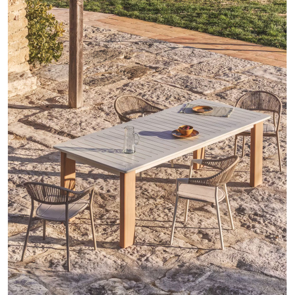 Уличный стул La Forma Alimia O00650SW39 Бежевый/Экрю-2