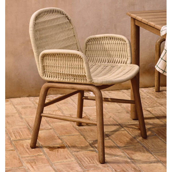 Вуличний стілець La Forma Alipa O00321RO12 Екрю-0