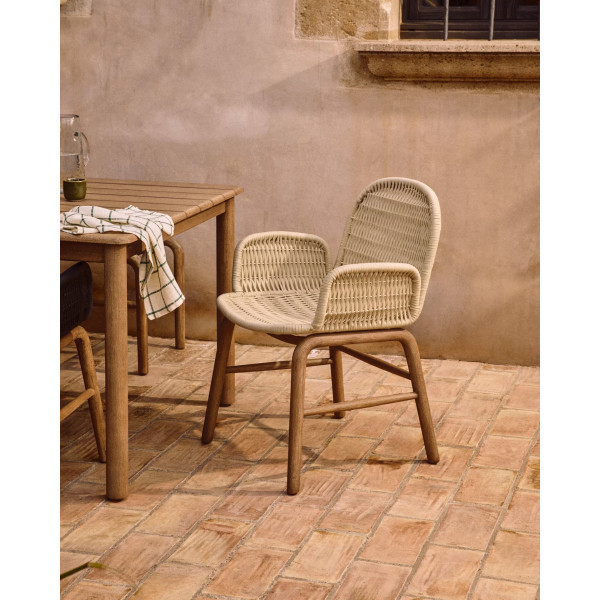 Вуличний стілець La Forma Alipa O00321RO12 Екрю-1