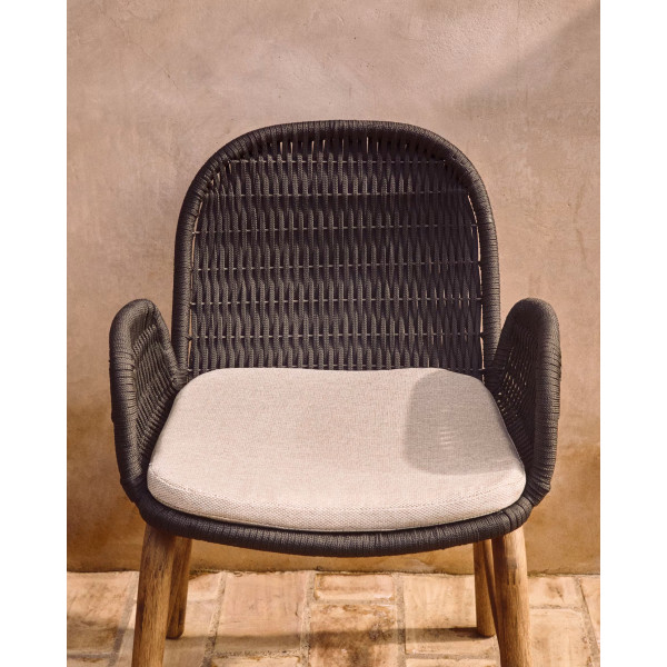 Вуличний стілець La Forma Alipa O00321RO15 Темно-сірий-8