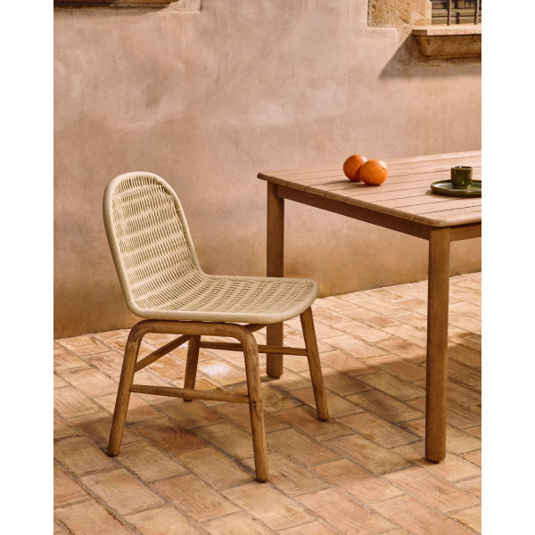 Вуличний стілець La Forma Alipa O00585RO12 Екрю-1