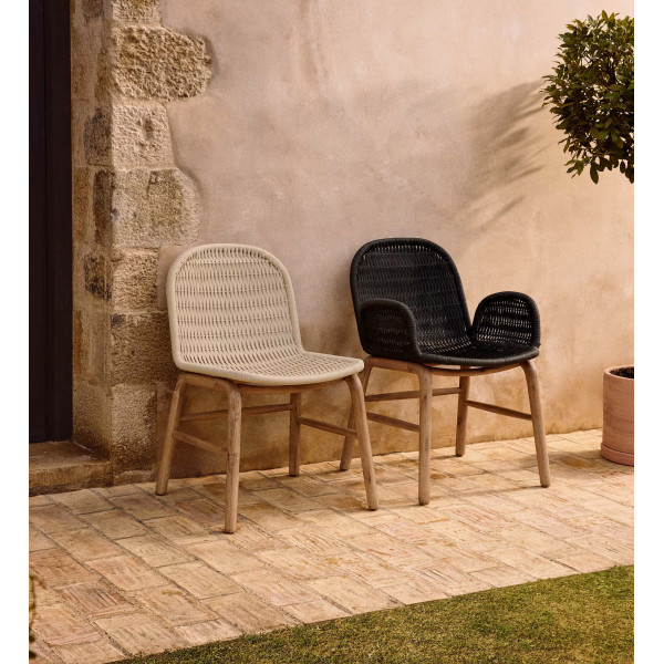 Вуличний стілець La Forma Alipa O00585RO12 Екрю-2