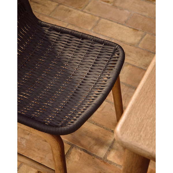 Вуличний стілець La Forma Alipa O00585RO15 Темно-сірий-3