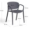 Пластиковий стілець La Forma ANIA CC6094PL02 Темно-сірий-9-thumb