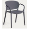 Пластиковий стілець La Forma ANIA CC6094PL02 Темно-сірий-1-thumb