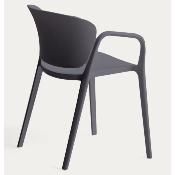 Пластиковий стілець La Forma ANIA CC6094PL02 Темно-сірий-4