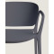Пластиковий стілець La Forma ANIA CC6094PL02 Темно-сірий-5-thumb