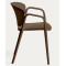Пластиковий стілець La Forma ANIA C6094PL10 Темно-коричневий-3-thumb