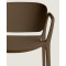 Пластиковий стілець La Forma ANIA C6094PL10 Темно-коричневий-5-thumb