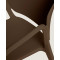 Пластиковий стілець La Forma ANIA C6094PL10 Темно-коричневий-7-thumb