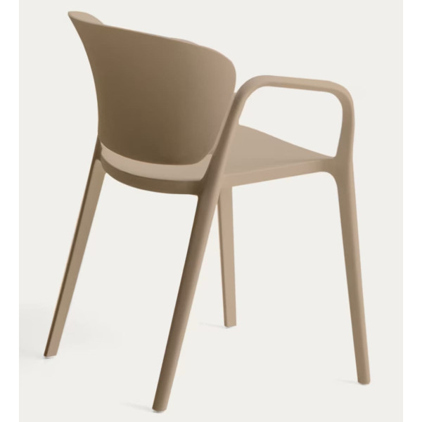Пластиковий стілець La Forma ANIA CC6094PL12 Бежевий-3