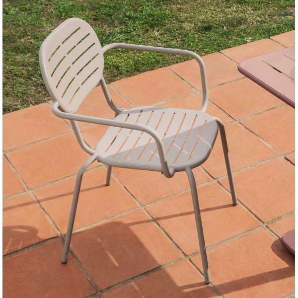 Уличный стул La Forma Brai C00089RR12 Бежевый-0