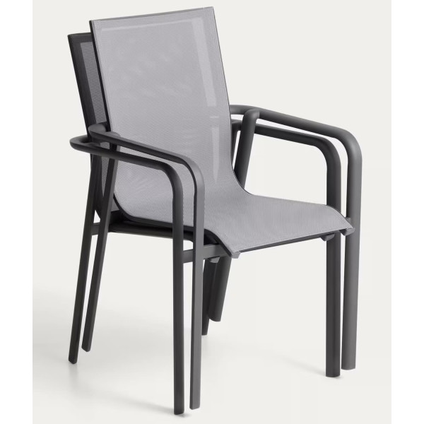 Уличный стул La Forma Canea O00645T002 Серый/графит-9
