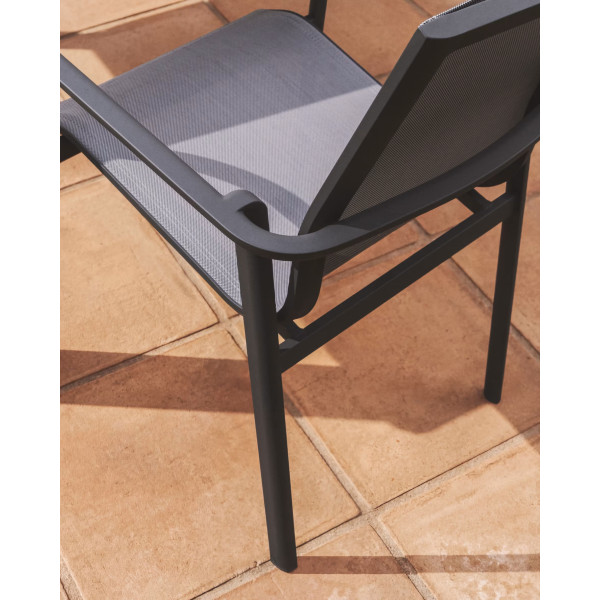 Уличный стул La Forma Canea O00645T002 Серый/графит-3