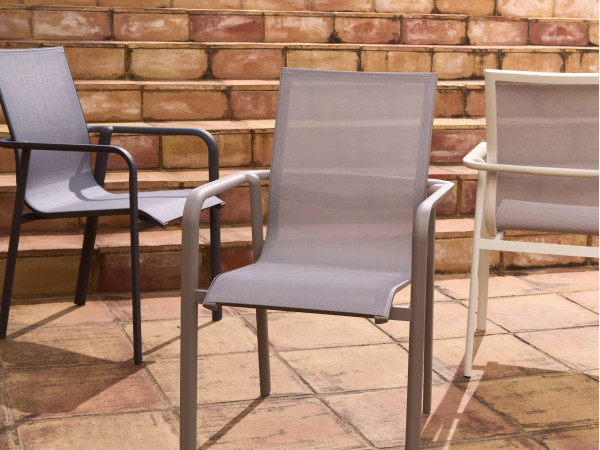 Уличный стул La Forma Canea O00645T002 Серый/графит-4