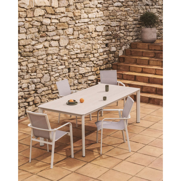 Уличный стул La Forma Canea O00645T039 Бежевый/Экрю-2