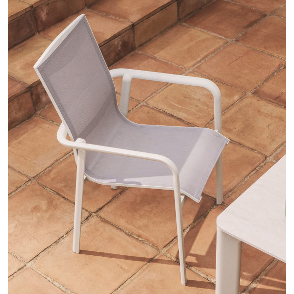 Уличный стул La Forma Canea O00645T039 Бежевый/Экрю-0