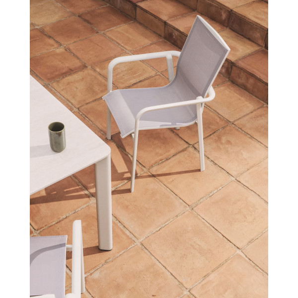 Уличный стул La Forma Canea O00645T039 Бежевый/Экрю-1