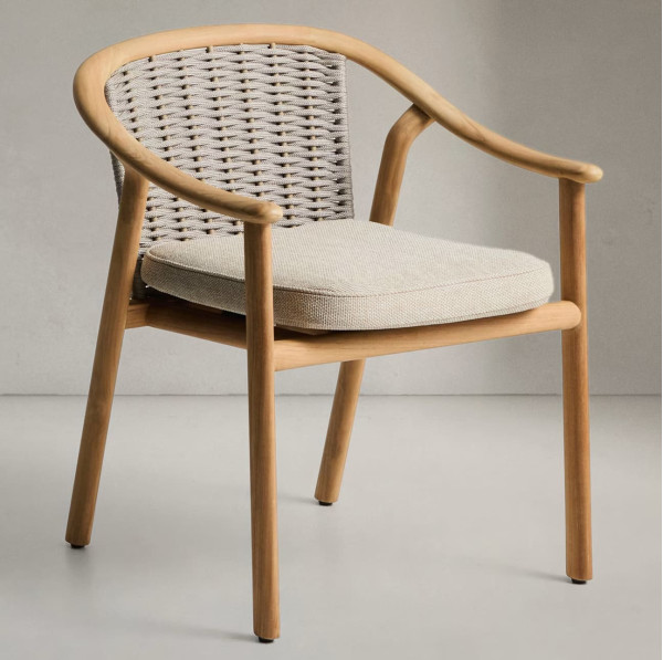 Вуличний стілець La Forma Elunda C00226RO12 з тику-5