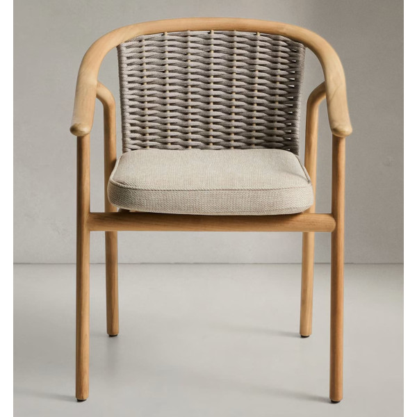 Вуличний стілець La Forma Elunda C00226RO12 з тику-6