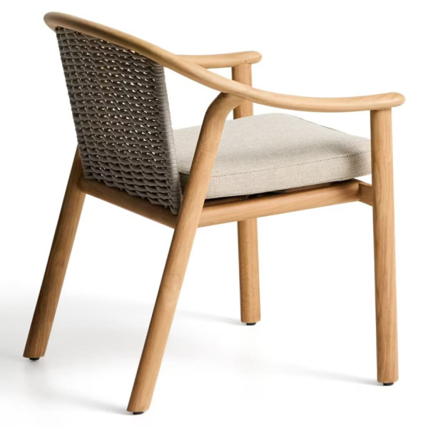 Вуличний стілець La Forma Elunda C00226RO12 з тику-8