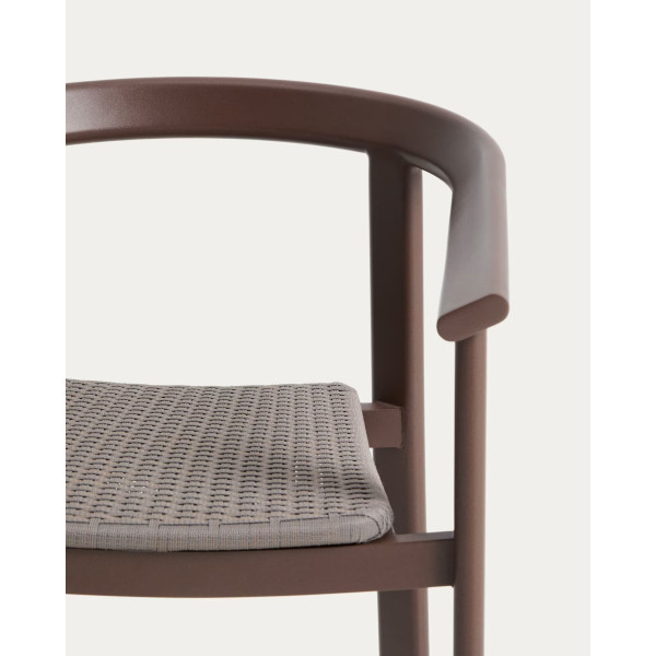 Вуличний стілець La Forma Erice O00305RO09 Коричневий-12