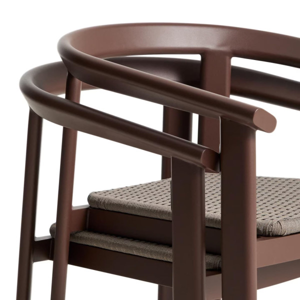Вуличний стілець La Forma Erice O00305RO09 Коричневий-11