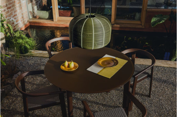 Вуличний стілець La Forma Erice O00305RO09 Коричневий-5