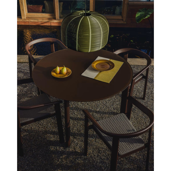 Вуличний стілець La Forma Erice O00305RO09 Коричневий-4