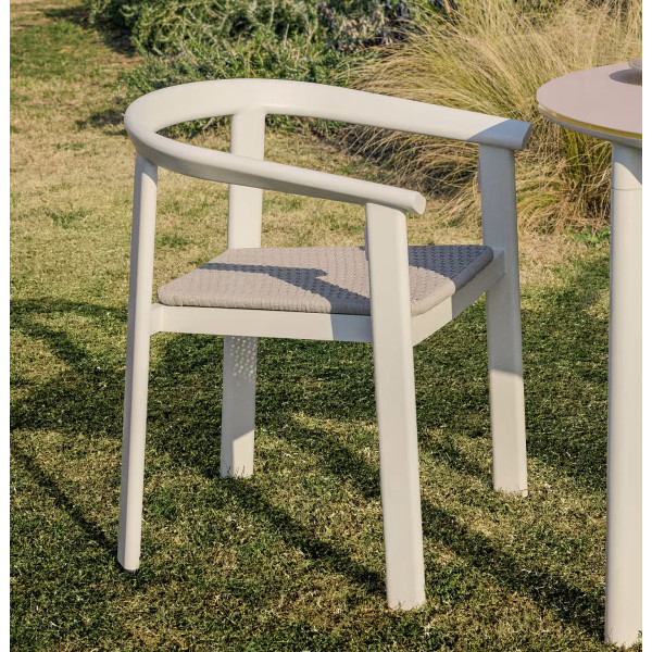 Уличный стул La Forma Erice O00305RO39 Экрю-0