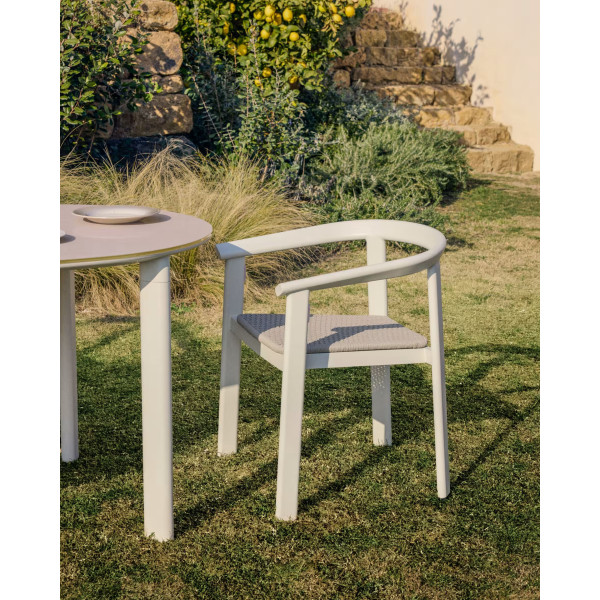 Уличный стул La Forma Erice O00305RO39 Экрю-1