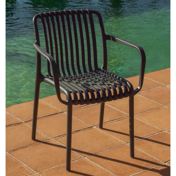 Стул La Forma Isabellini CC5195PL02 Графит-0