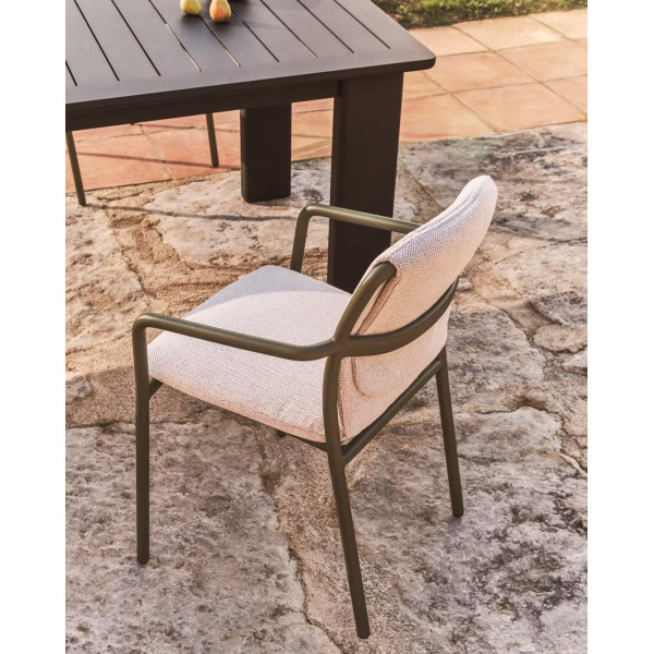 Уличный стул La Forma Linosa C00333RR06 Зеленый/бежевый-2