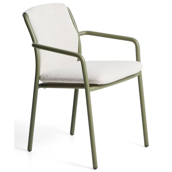 Уличный стул La Forma Linosa C00333RR06 Зеленый/бежевый-0