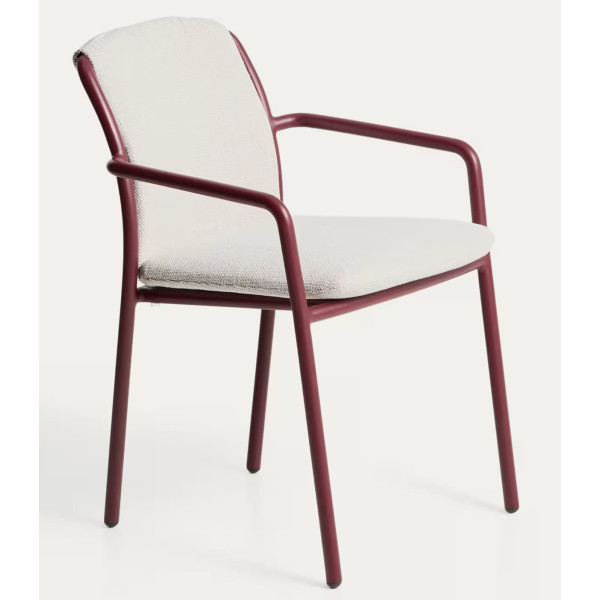 Уличный стул La Forma Linosa C00333RR16 Красный/бежевый-6