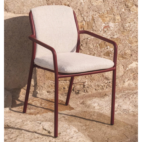 Уличный стул La Forma Linosa C00333RR16 Красный/бежевый-0