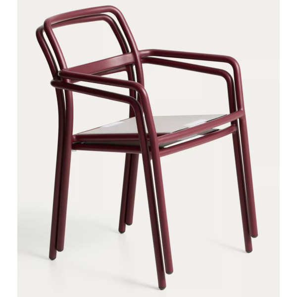 Уличный стул La Forma Linosa C00333RR16 Красный/бежевый-15