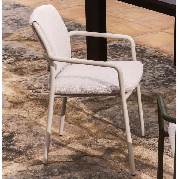 Вуличний стілець La Forma Linosa C00333RR39 Екрю/бежевий-0