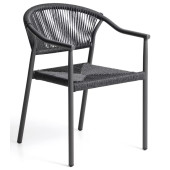 Стілець вуличний La Forma Livadia O00660RR02 Графіт