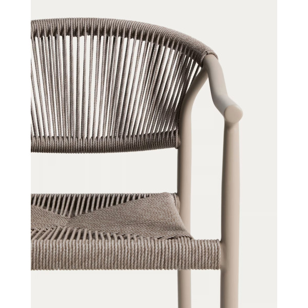 Стілець вуличний La Forma Livadia O00660RR12 Сіро-коричневий-9