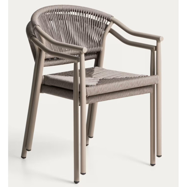 Стілець вуличний La Forma Livadia O00660RR12 Сіро-коричневий-8
