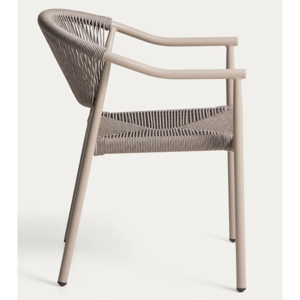 Стілець вуличний La Forma Livadia O00660RR12 Сіро-коричневий-7