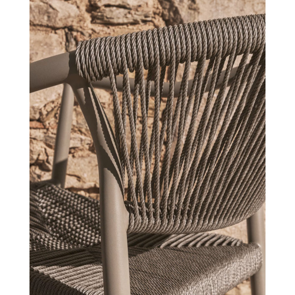 Стілець вуличний La Forma Livadia O00660RR12 Сіро-коричневий-5