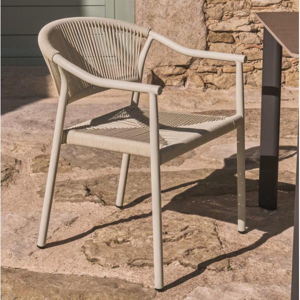 Стул уличный La Forma Livadia O00660RR39 Экрю-0