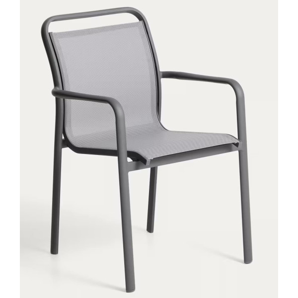 Уличный стул La Forma Luri O00647T002 Графит/серый-5