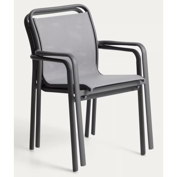 Уличный стул La Forma Luri O00647T002 Графит/серый-14
