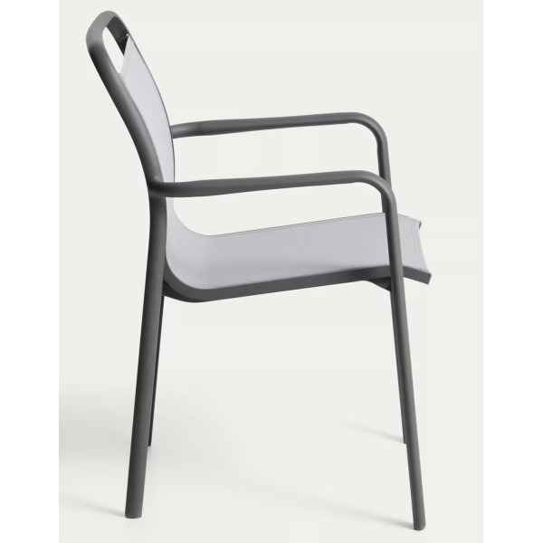 Уличный стул La Forma Luri O00647T002 Графит/серый-7