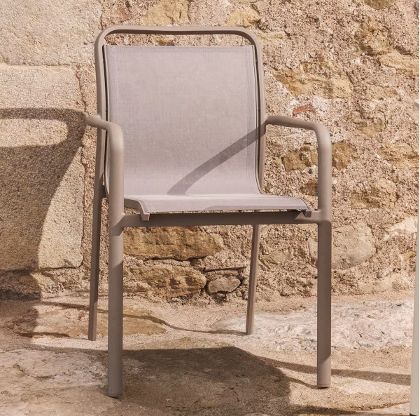 Вуличний стілець La Forma Luri O00647T012 Taupe/бежевий-0