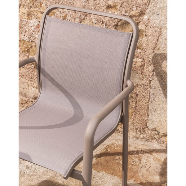 Вуличний стілець La Forma Luri O00647T012 Taupe/бежевий-2