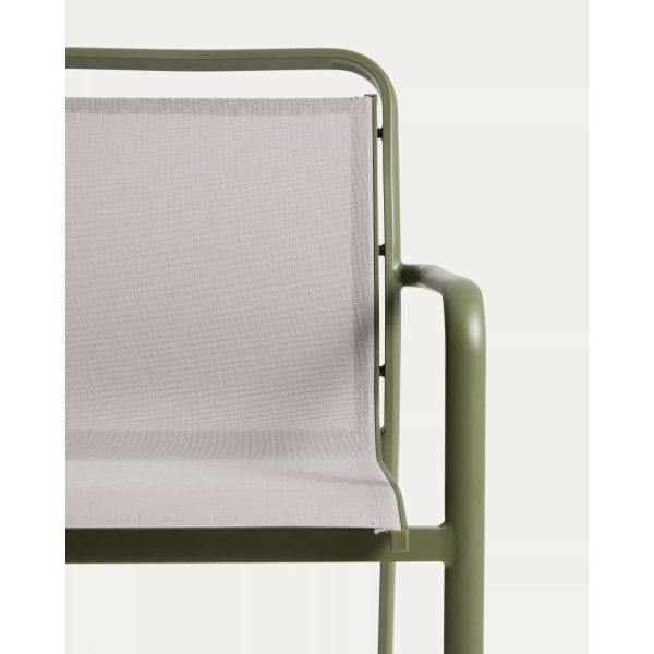 Вуличний стілець La Forma Luri O00647T019 Зелений/бежевий-8